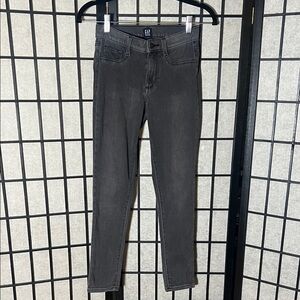 GAP Women Dark Gray Skinny Jeans